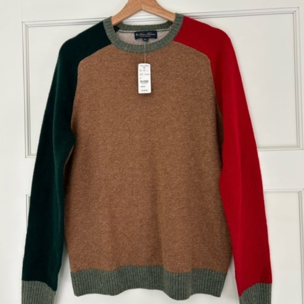 Brooks Brothers English Lambswool Sweater, Size M, Brand NEW
